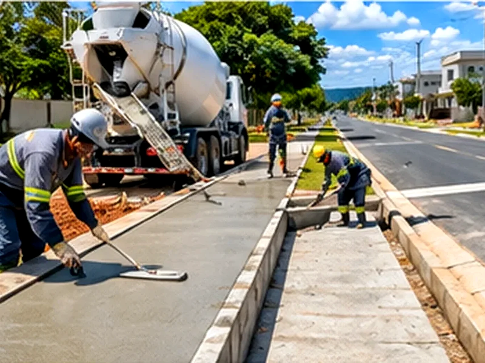 Concreto usinado e concretagem em Valparaíso de Goiás
